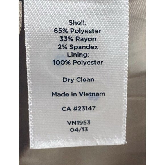 Talbots Skirt Womens 8 Autumn Floral Straight Pencil Knee Length Fully Lined - Picture 8 of 8